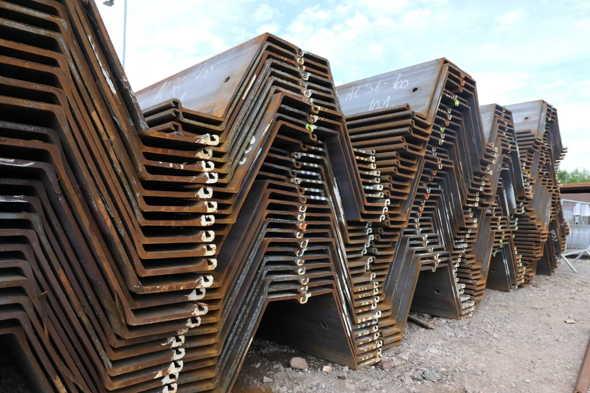 Pressed Steel Pilings